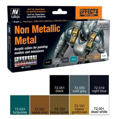 Vallejo Game Color Set - Non Metallic Metal