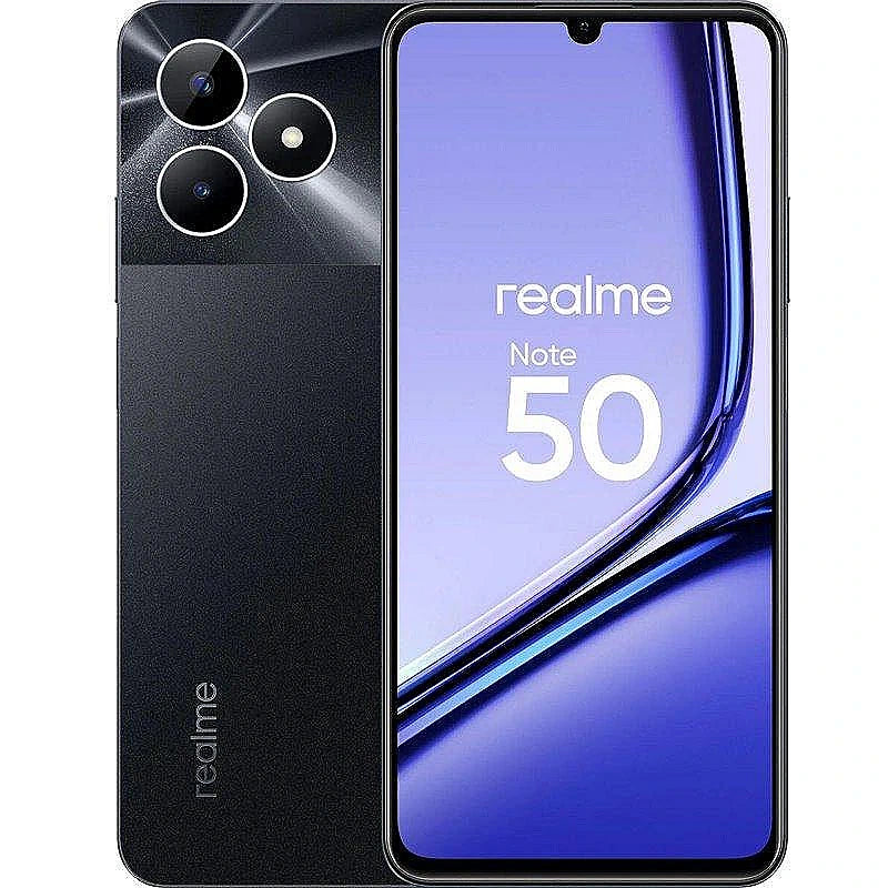 Smartphone Realme Note 50 4G 3GB/64GB BLACK - NOVO