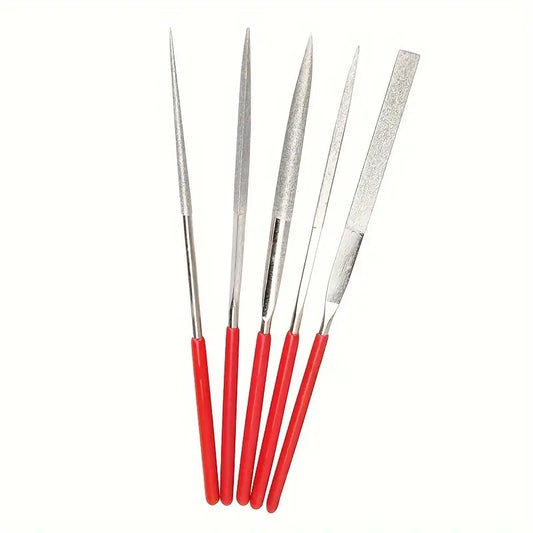 3DPRINT Diamond Mini Needle File Set - 5 13.97cm Precision Craft Files For Wood, Ceramic, Jewel