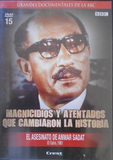 DVD ASSASSÍNIOS E ATENTADOS QUE MUDARAM A HISTÓRIA - O ASSASSINATO DE ANWAR EL SADAT, CAIRO, 1981 - USADO