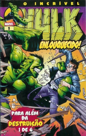 COMICS O Incrível Hulk nº1 - Enlouquecido! - Para Além Da Destruição 1 de 6 - USADO