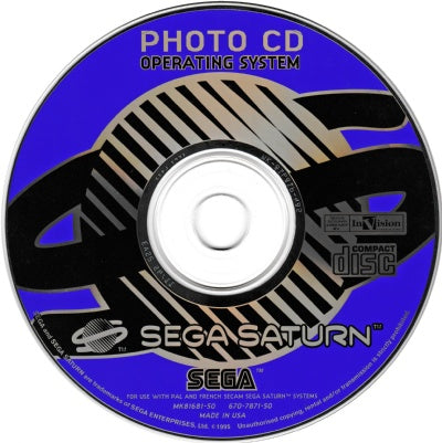 CD - PHOTO CD - OPERATION SYSTEM - SEGA SATURN - USADO