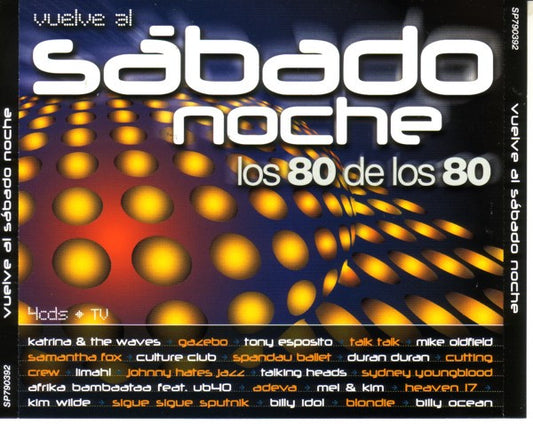 CD Vuelve Al Sábado Noche (Los 80 De Los 80)- Usado
