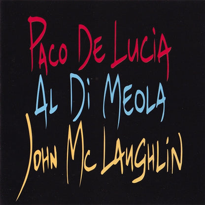 CD - Paco De Lucía, Al Di Meola, John McLaughlin – The Guitar Trio - USADO