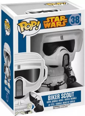 Funko Pop! Figura Vinyl Star Wars - Biker Scout (Bobble Head) - #38