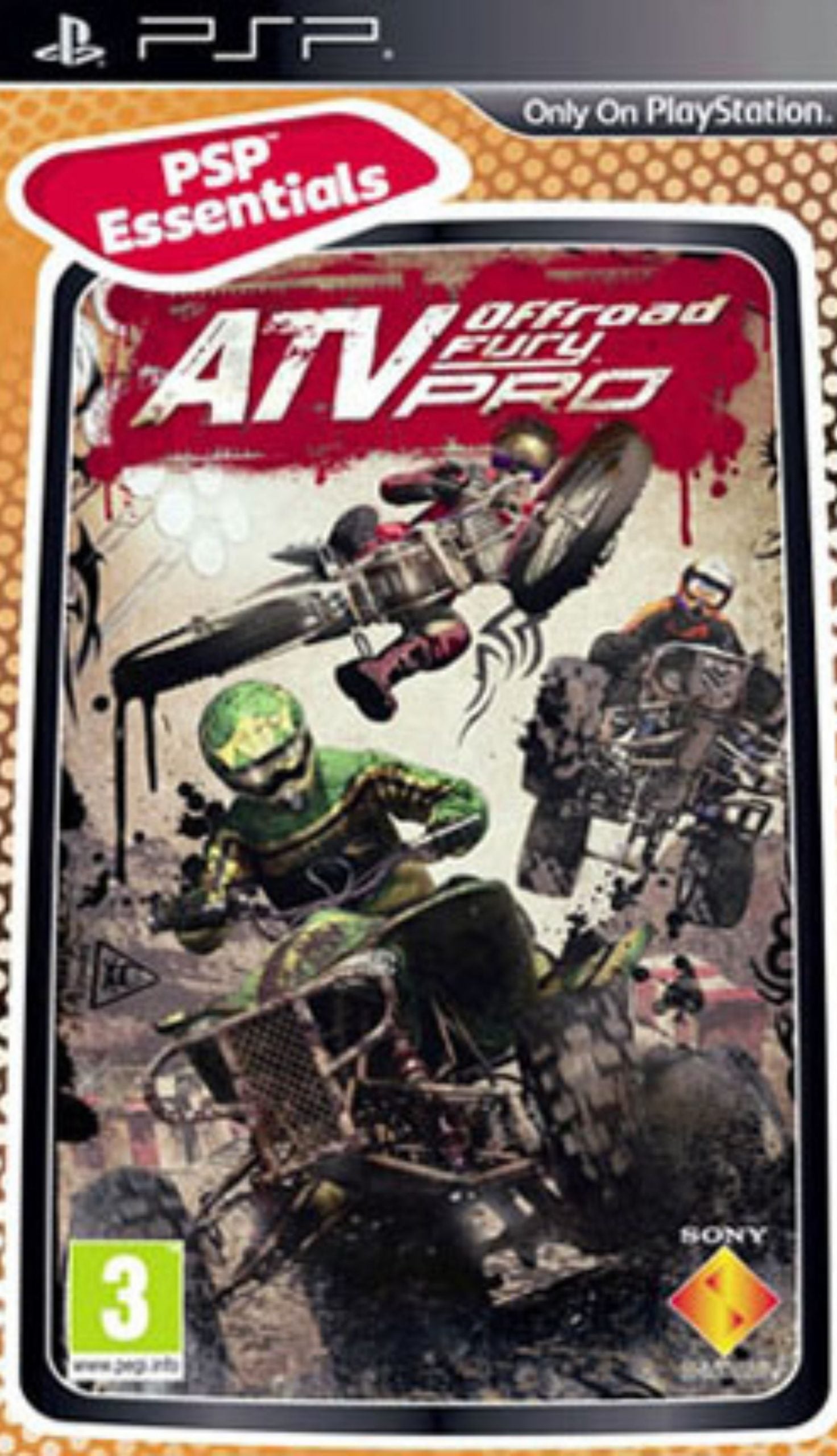 PSP ATV Offroad Fury Pro ESSENTIALS - USADO