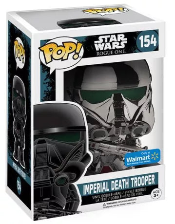 Funko Pop! - Star Wars 154 - Imperial Death Trooper (Chrome Metallic) Rogue One