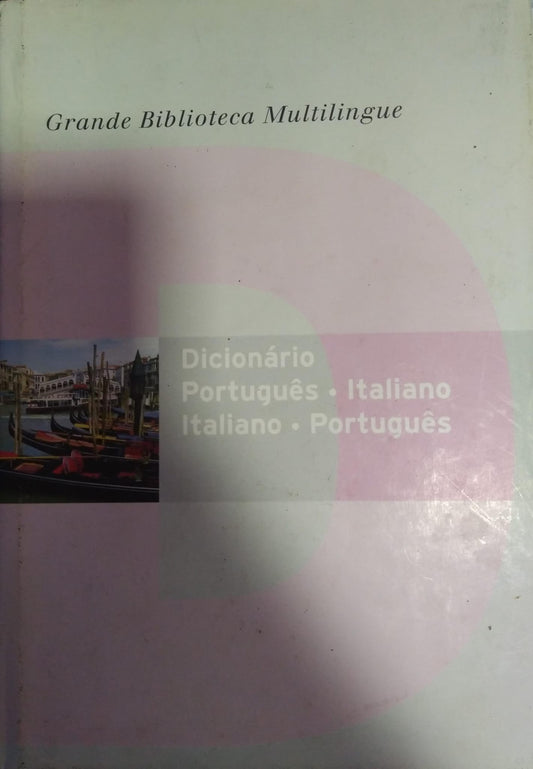 LIVRO - Dicionário Português . Italiano - USADO