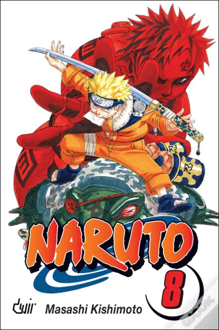 LIVRO - Naruto N.º 8 Combates de Vida ou de Morte de Masashi Kishimoto - USADO