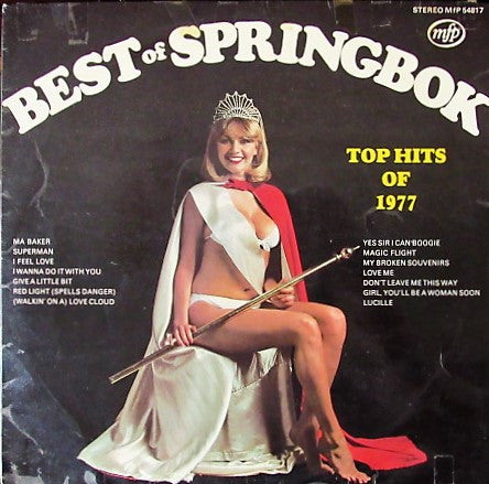 DISCO VINYL - BEST OF SPRINGBOK - USADO