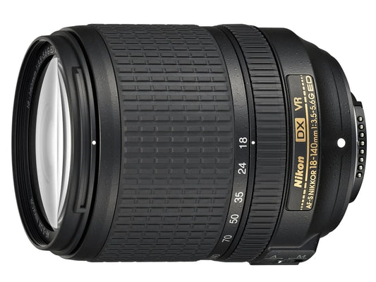 Nikon DX VR AF-S NIKKOR 18-140mm 1:3.5-5.6G ED Lens - usado