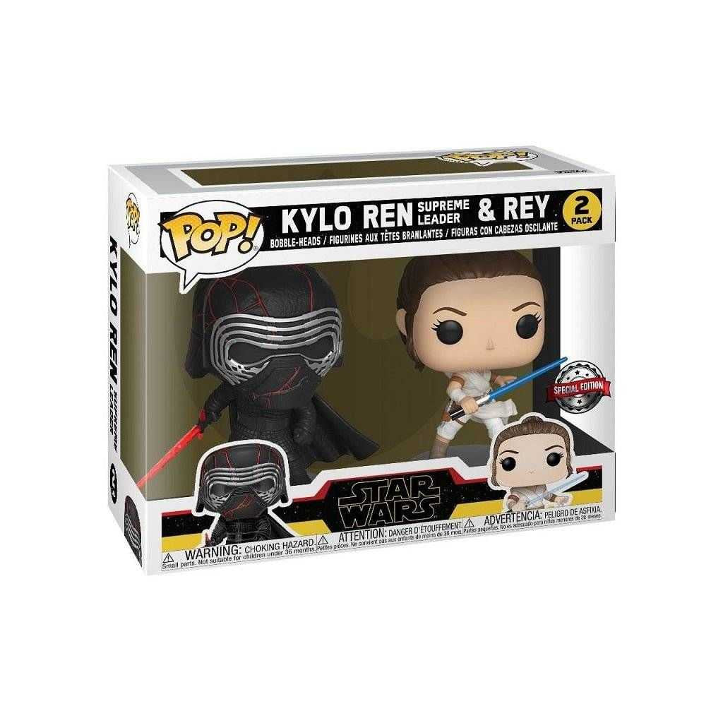 Funko POP! Star Wars Kylo Ren Supreme Leader & Rey 2Pack Special Edition