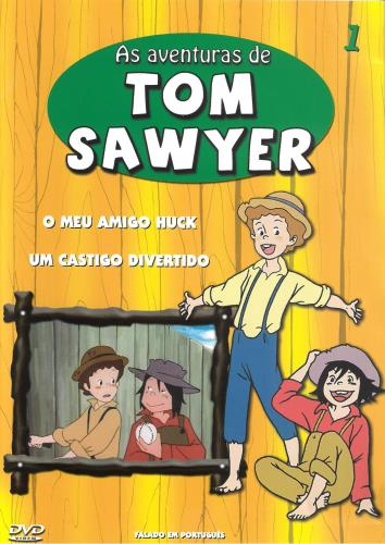 DVD AS AVENTURAS DE TOM SAWYER #1 - O MEU AMIGO HUCK - UM CASTIGO DIVERTIDO - USADO