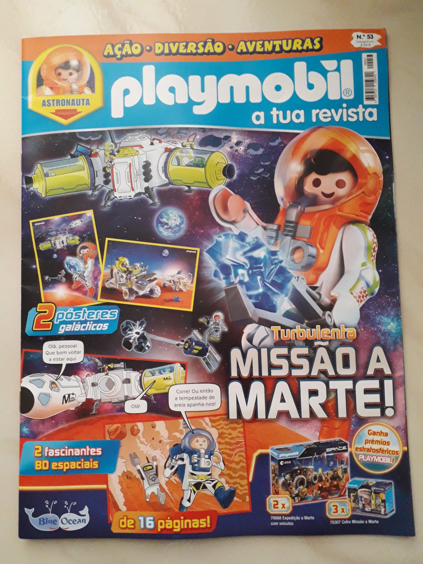 REVISTA + FIGURA - Playmobil Nº53 - A - Tua - Revista - NOVO