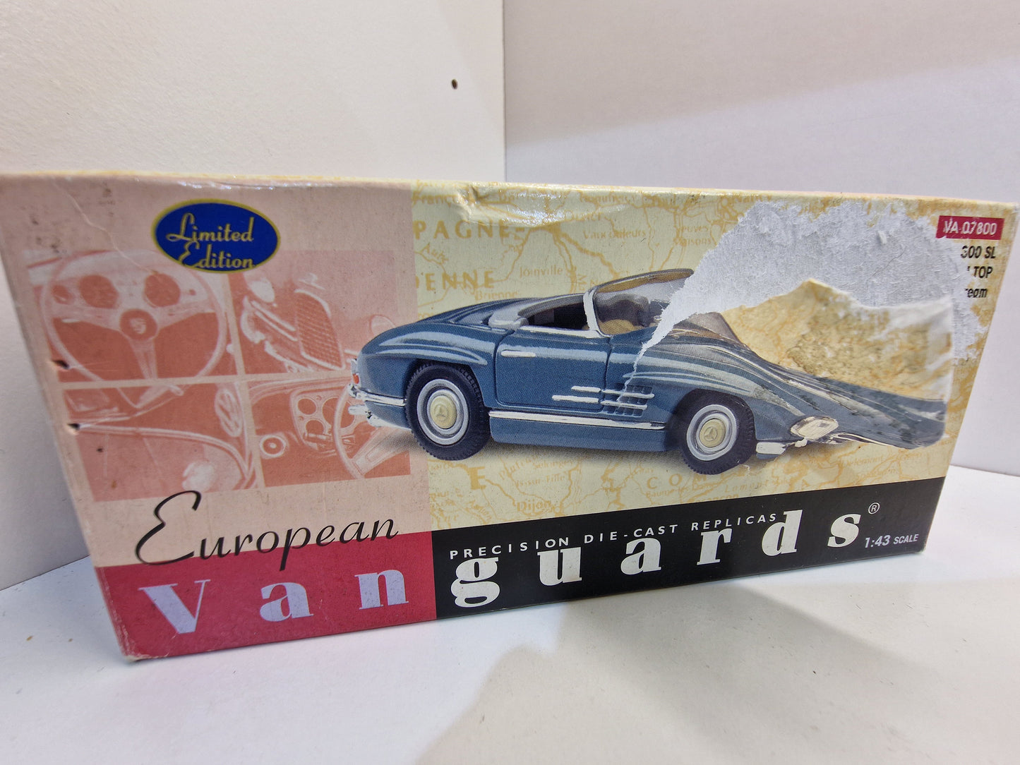 Diecast Europeans Vanguards Mercedes-Benz 300Sl Roadster  (Limited Edition ) 1/43 Lledo