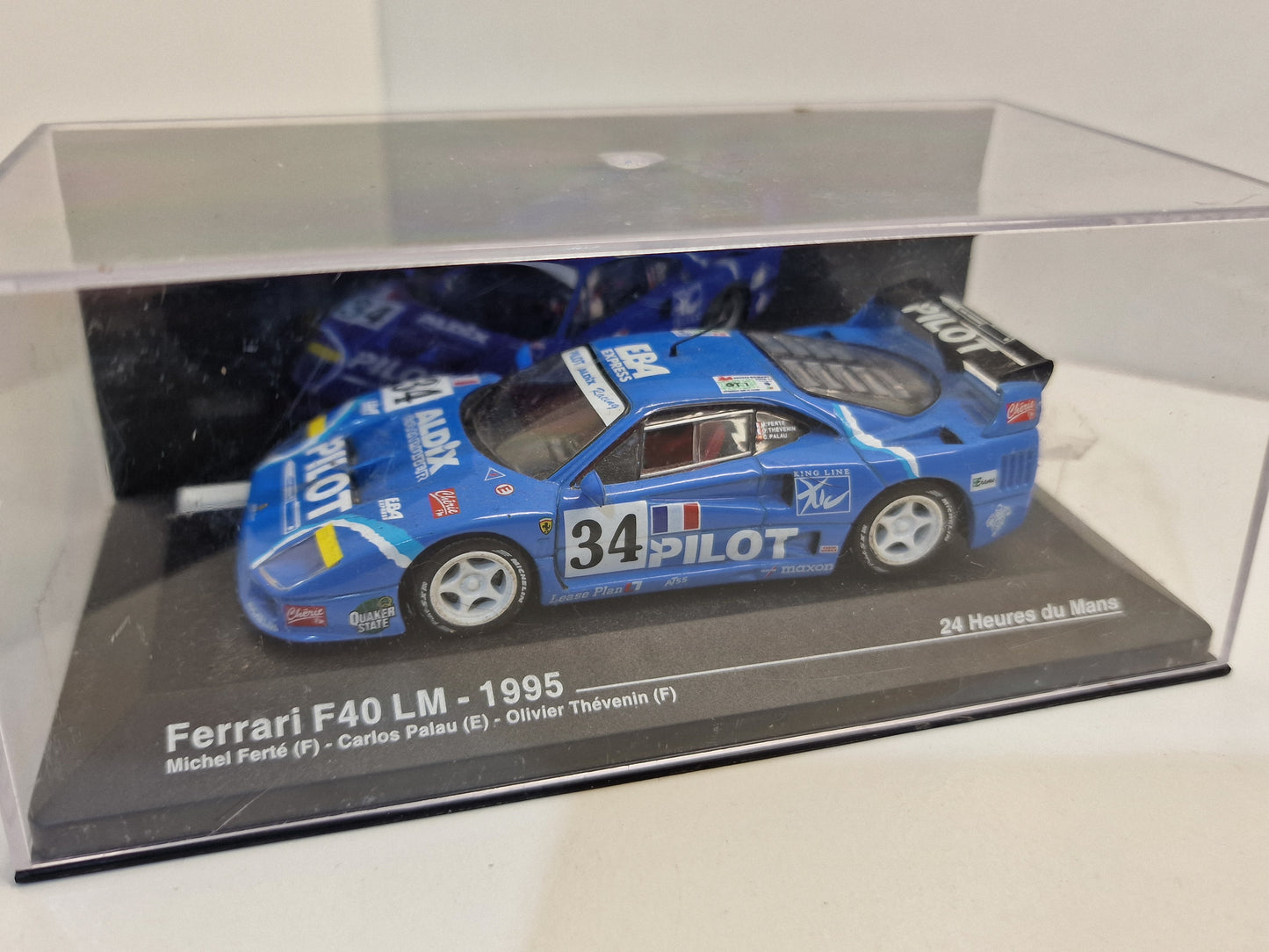 Diecast 1/43 - IXO - FERRARI F40 LM, 24h LE MANS 1995