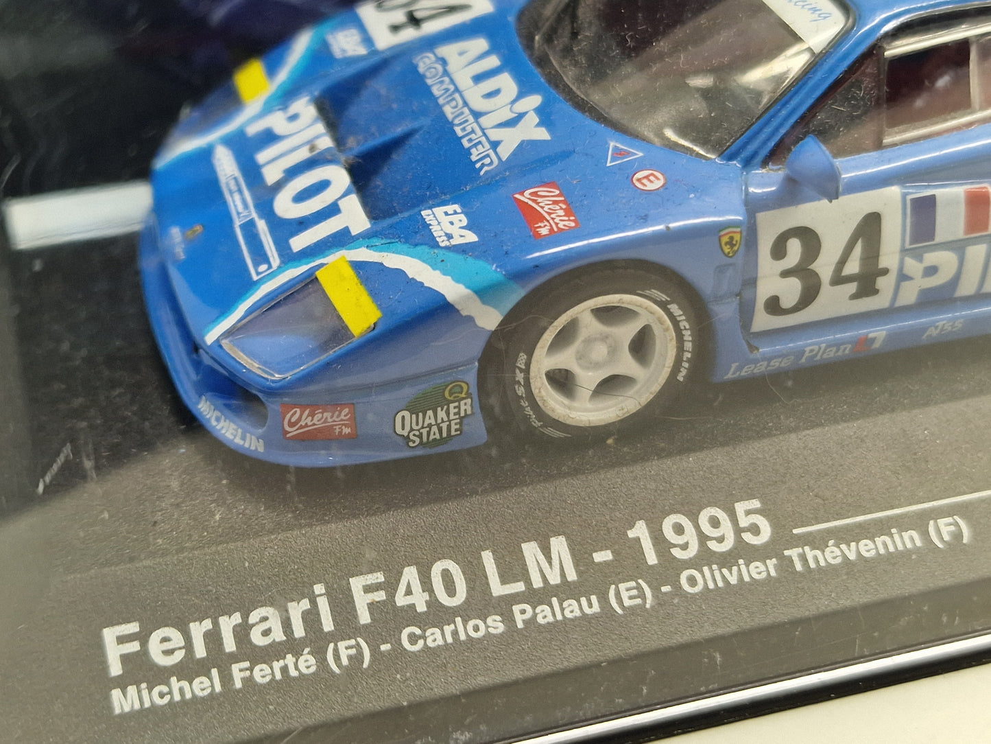 Diecast 1/43 - IXO - FERRARI F40 LM, 24h LE MANS 1995