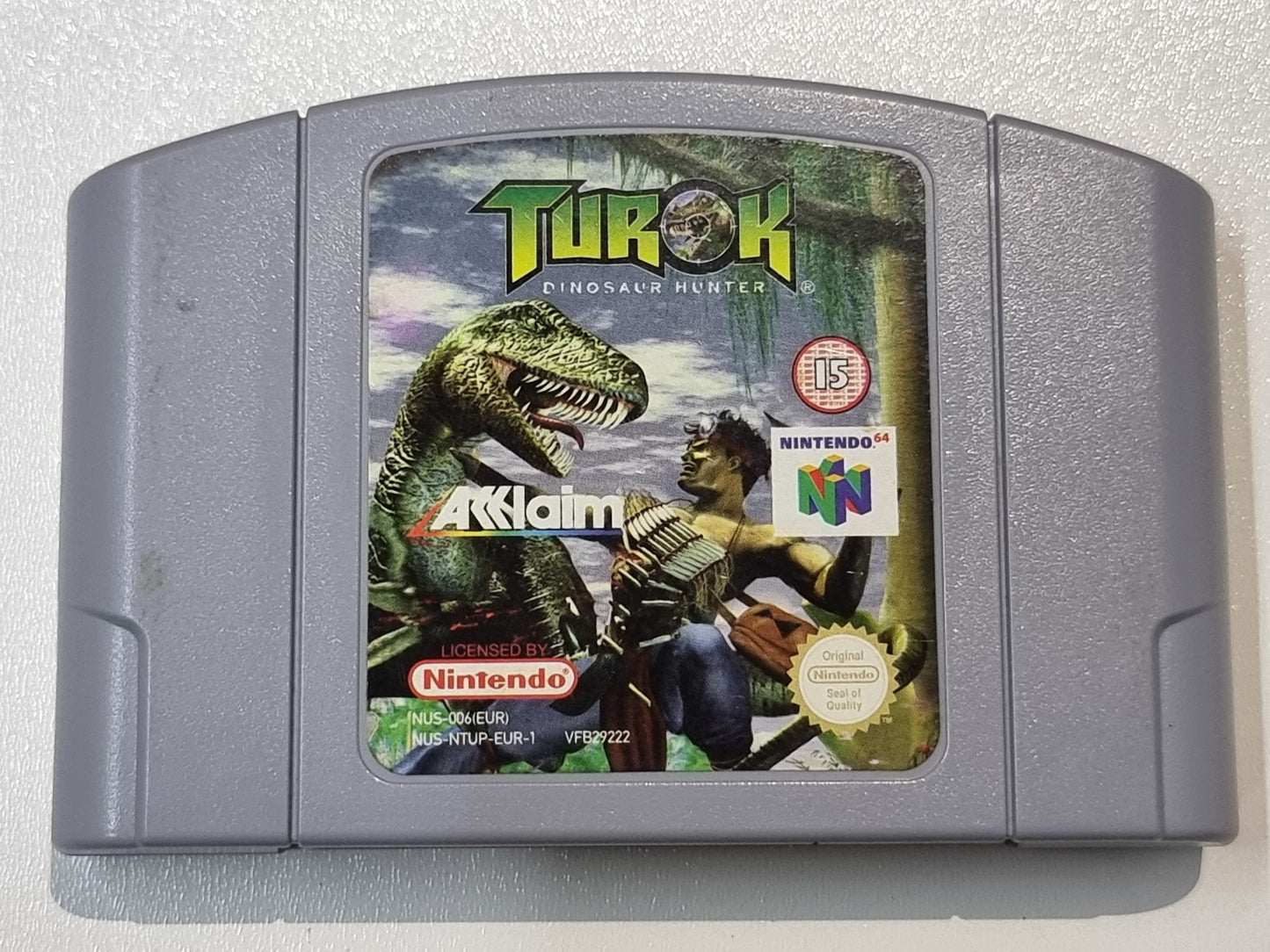 N64 Turok Dinossaur Hunter (CARDRIDGE) - USADO