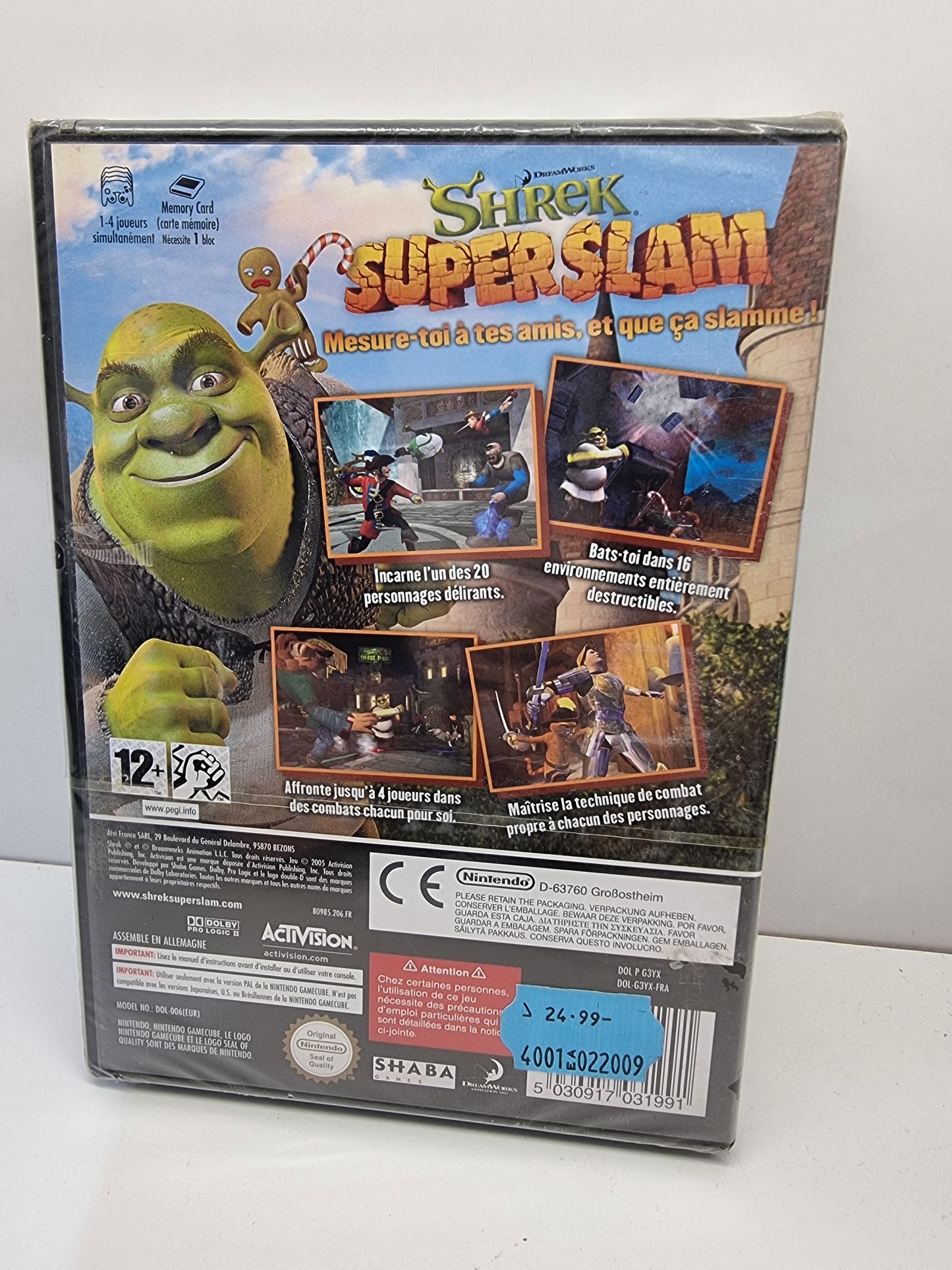 GameCube Shrek SuperSlam - Novo