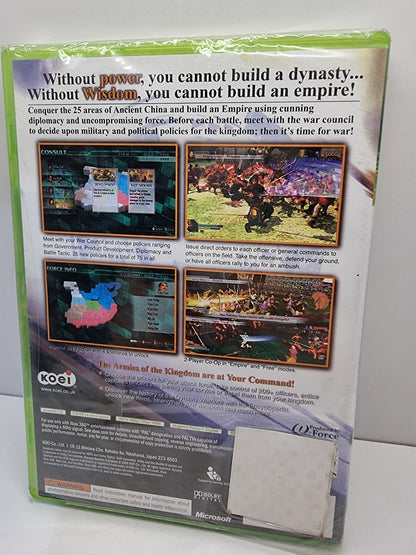 XB360  Dynasty Warriors 5 Empires - NOVO