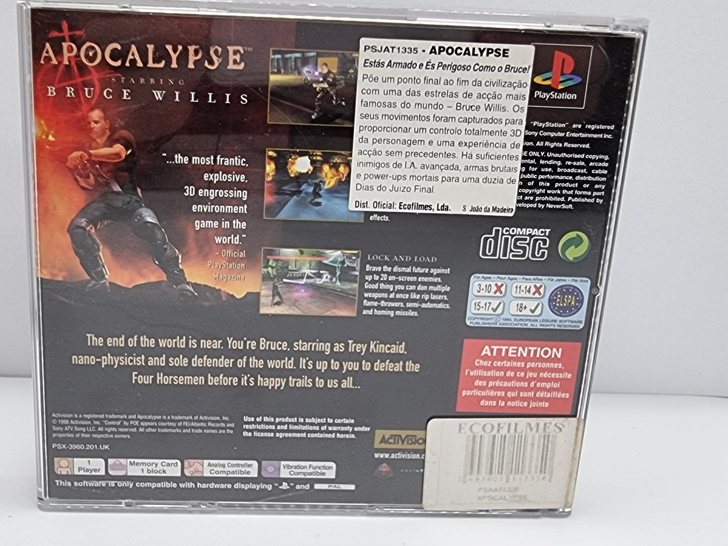 PS1 Apocalypse (Complete) Pal