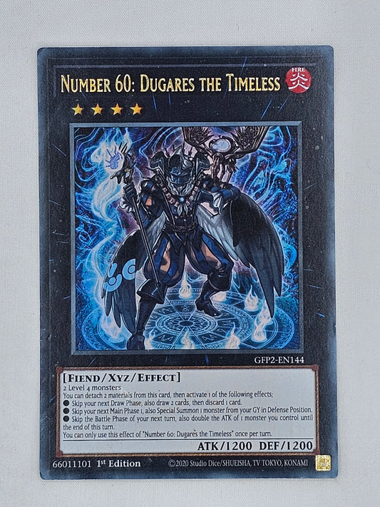 TCG YU-GI-OH Number 60: Dugares The Timeless GFP2-EN144 Ultra Rare 1st Edition
