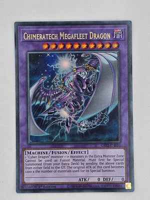Chimeratech Megafleet Dragon - Secret Rare BLAR-EN085 Mint/Near Mint Yugioh Card
