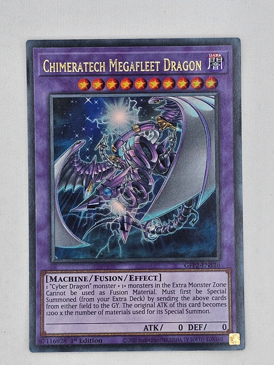 TCG  Chimeratech Megafleet Dragon Ultra Rare 1st Edition GFP2-EN126