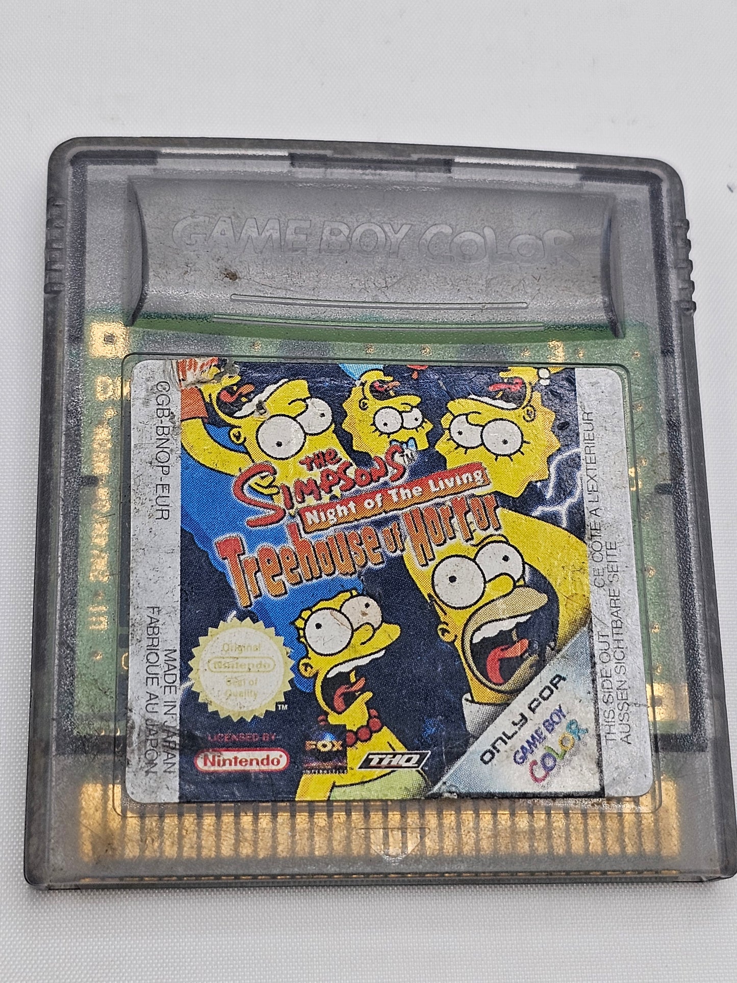 Gameboy Color The Simpsons night of the living Teehouse of terror