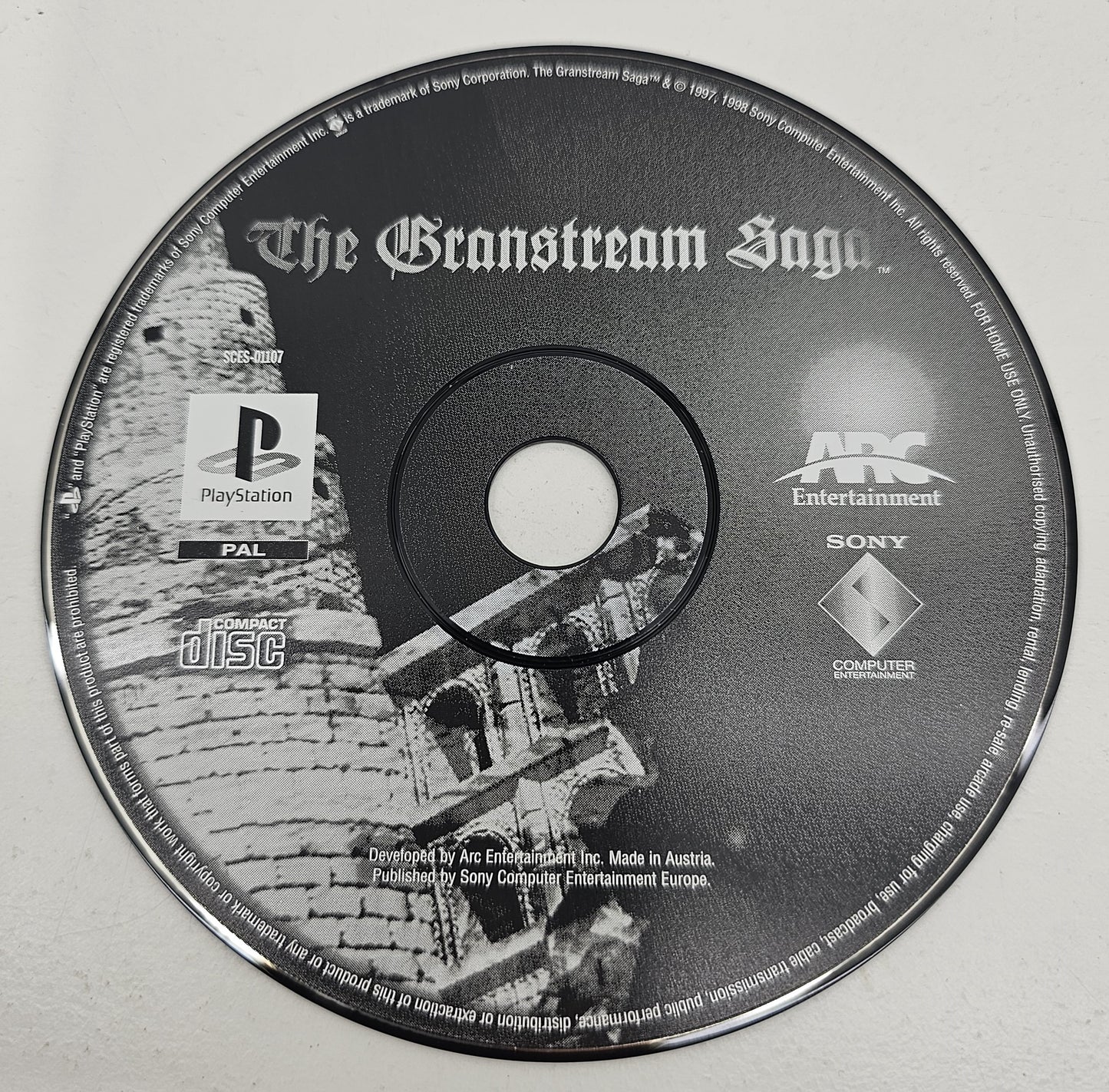 Playstation 1 PS1 The grandstream Saga (disc only) -USADO