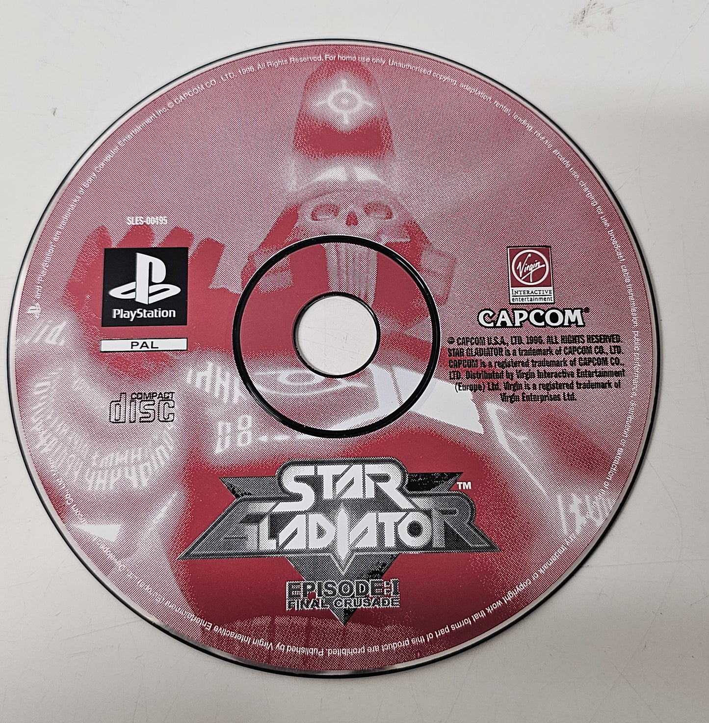 PS1 Playstation 1  Star Gladiator Episode 1 Final Crusade (Disc only)