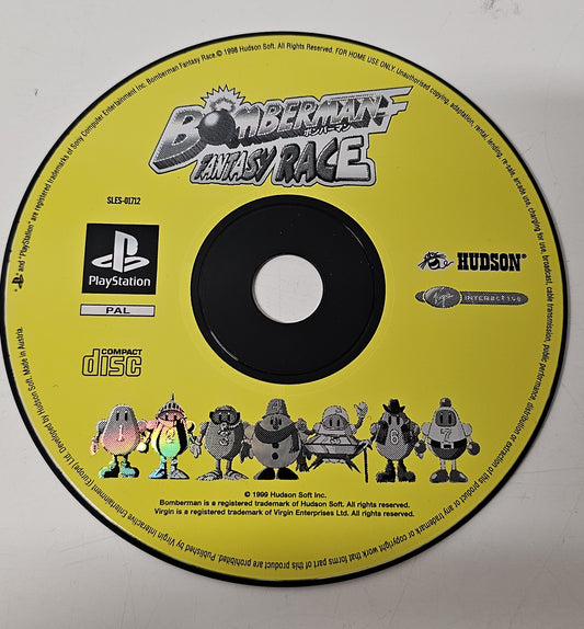 PS1 Playstation 1  Bomberman Fantasy Race (Disc only)