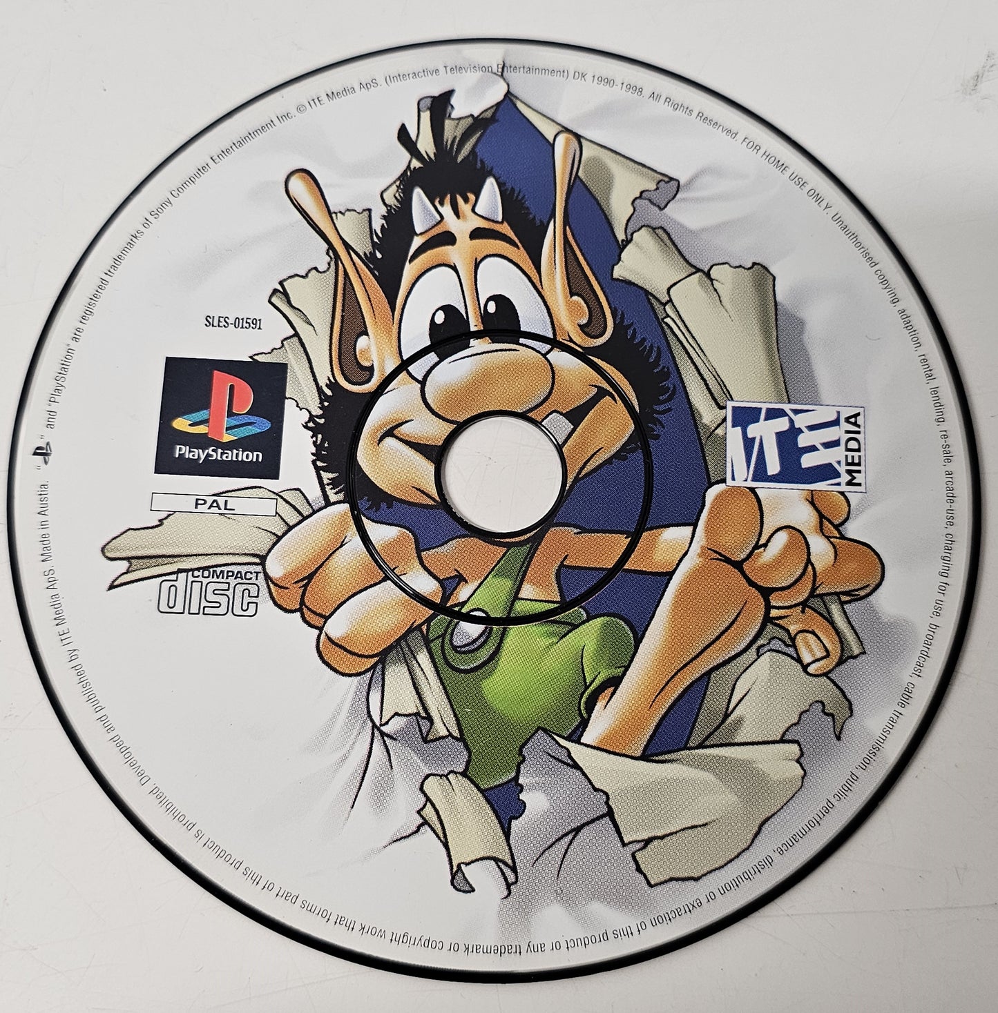 PS1 Playstation 1 Hugo (Disc Only)