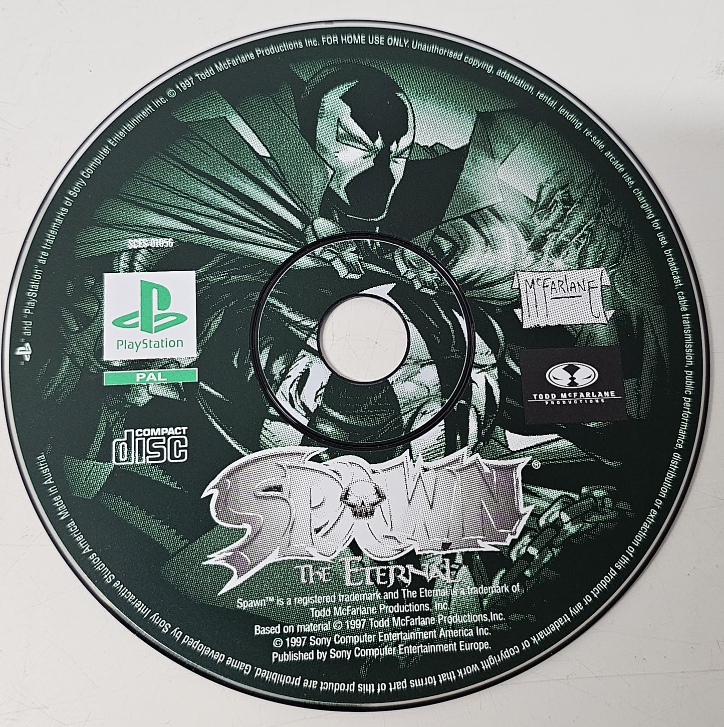 PS1 Playstation 1  Spawn the Eternal (Disc Only)
