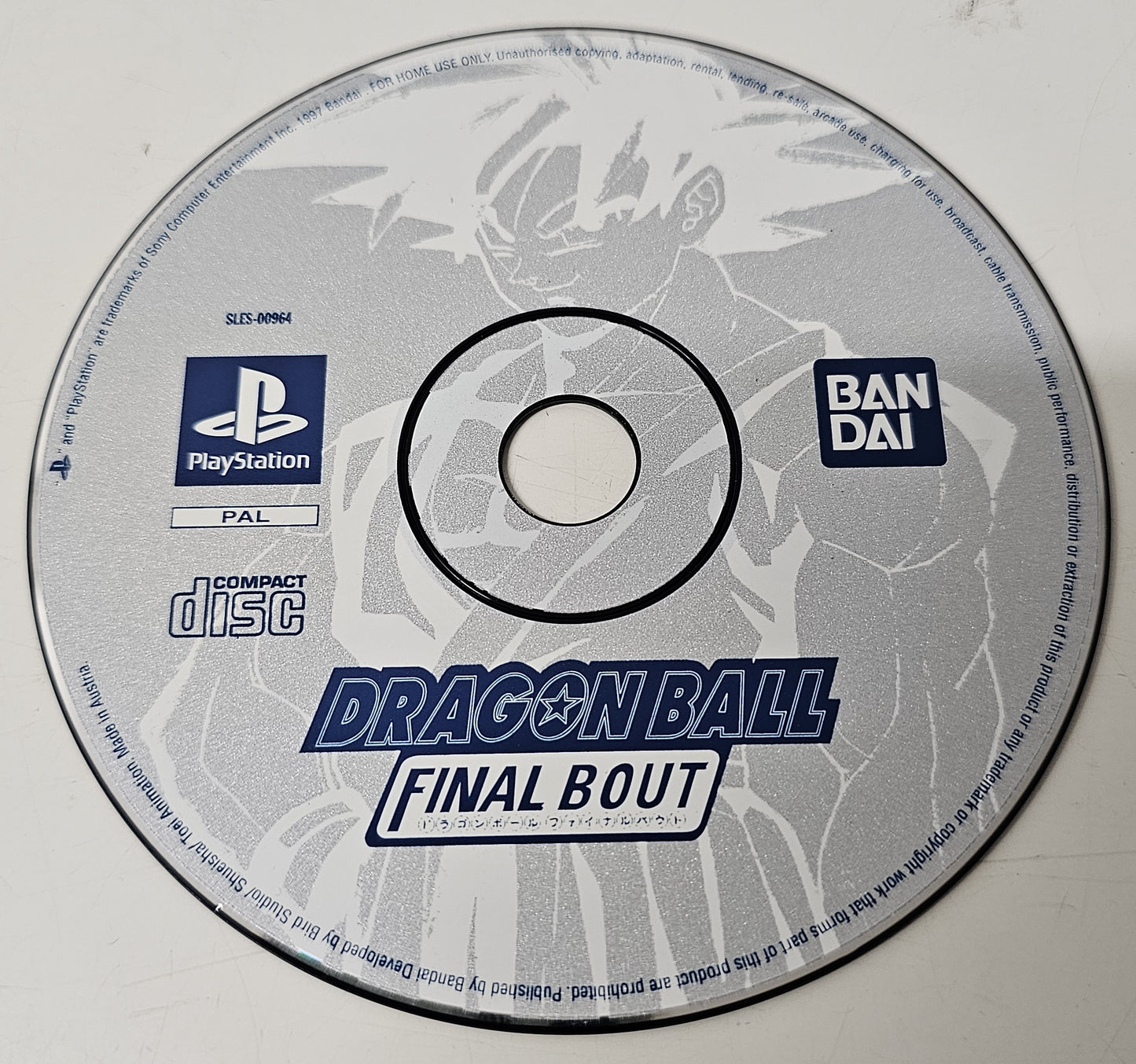 PS1 Playstation 1  Dragon Ball Z Final Bout (Disc Only)