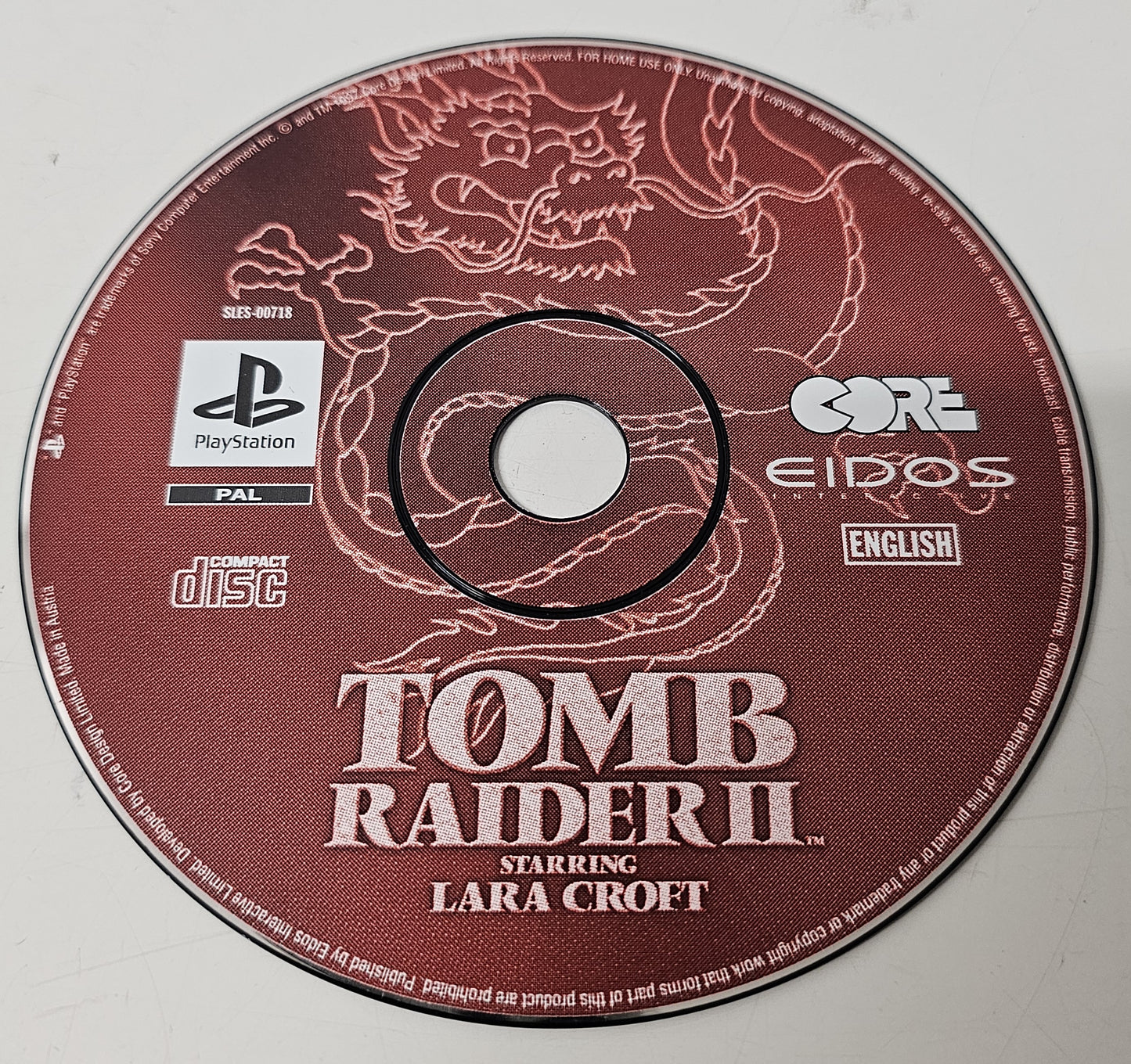 PS1 Playstation 1  Tomb Raider II  (Disc Only)