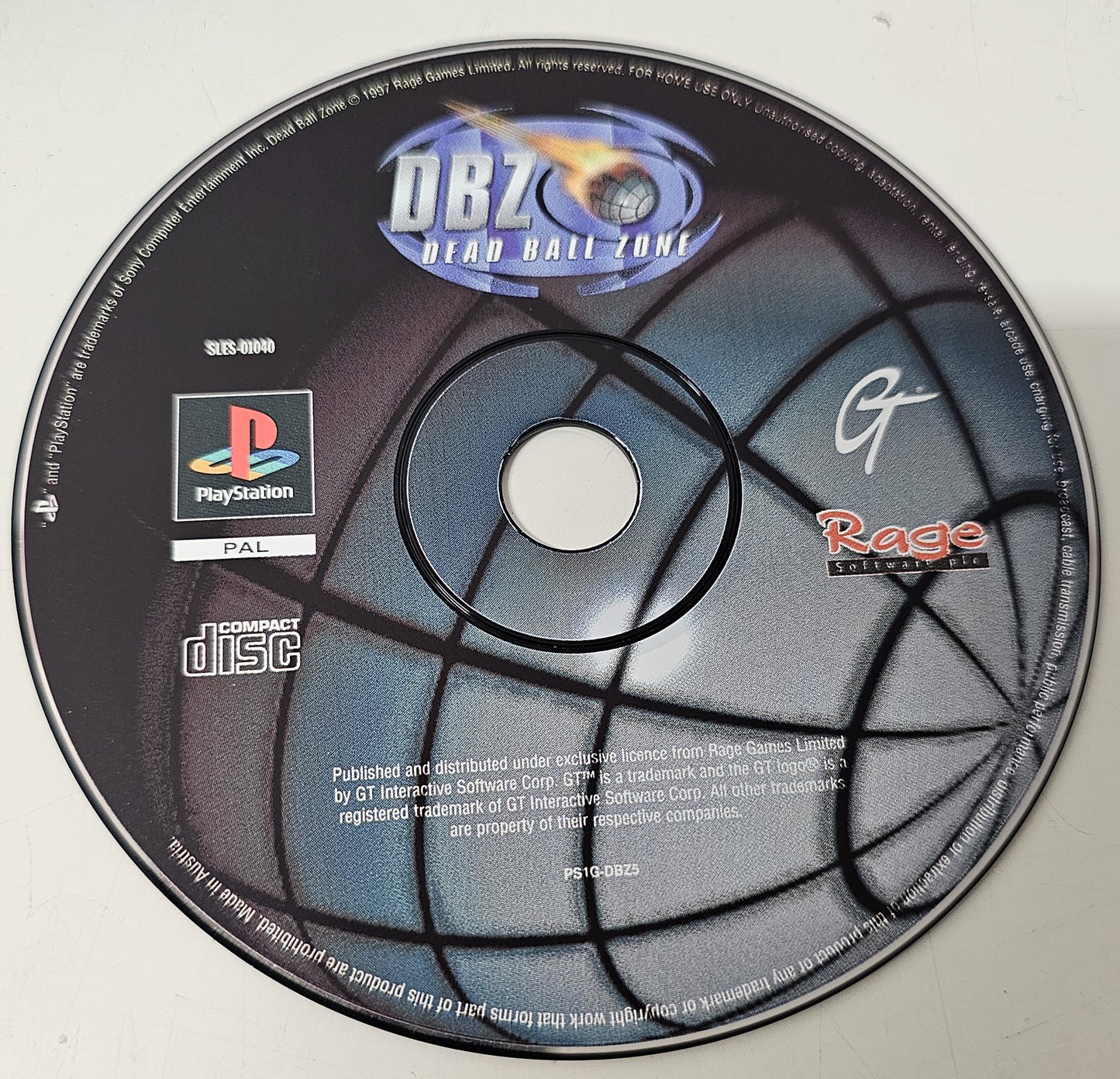 PS1 Playstation 1 DBZ Dead Ball Zone  (Disc Only)
