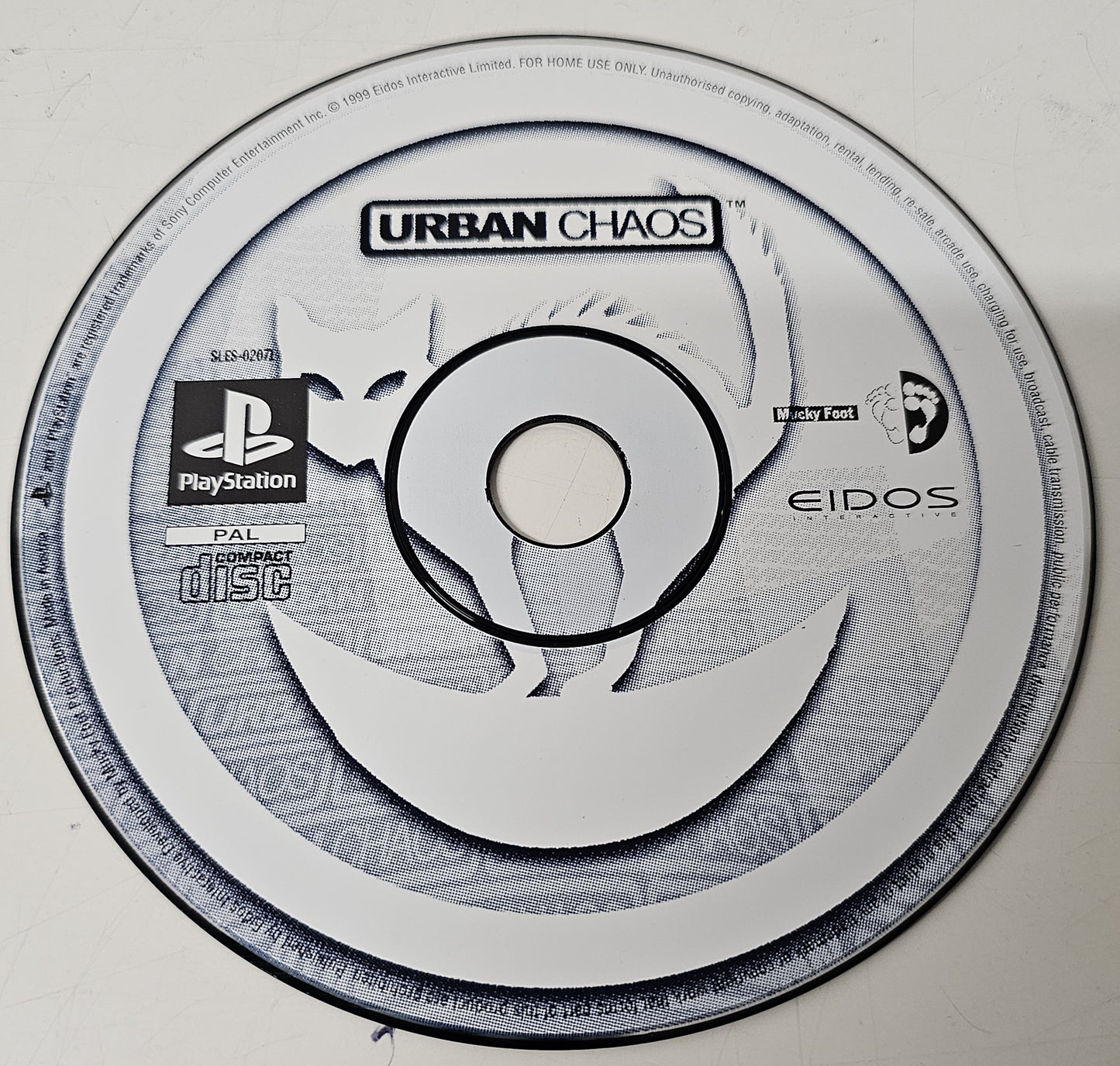 PS1 Playstation 1 Urban Chaos (Disc Only) PAL