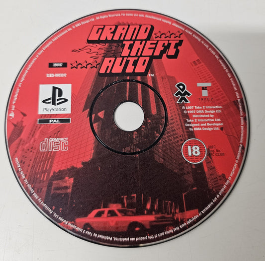 Playstation 1 Ps1 GTA Grand Theft Auto (Disc Only)