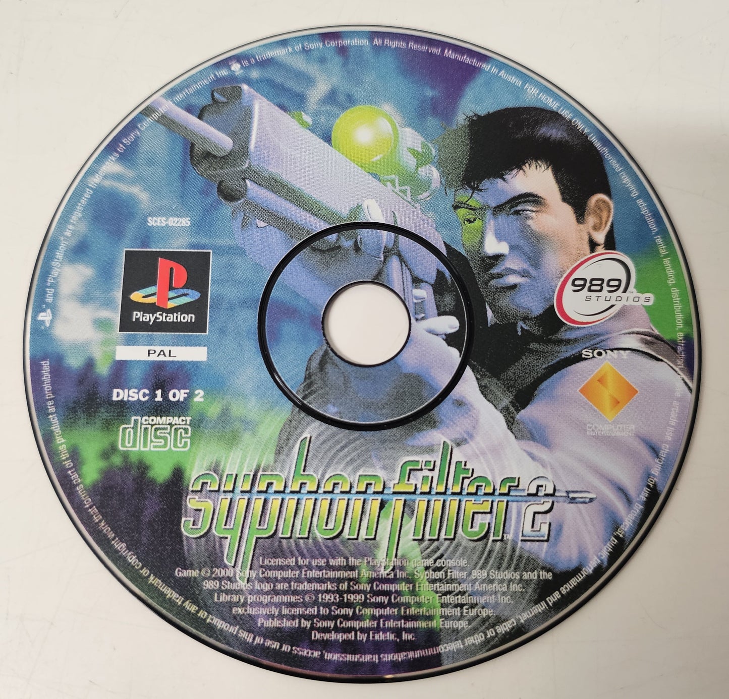 Playstation 1 Ps1 Syphon Filter 2 (Discs Only)