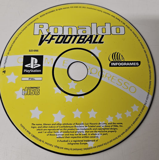 Playstation 1 PS1 Ronaldo V-Football (Disc Only)