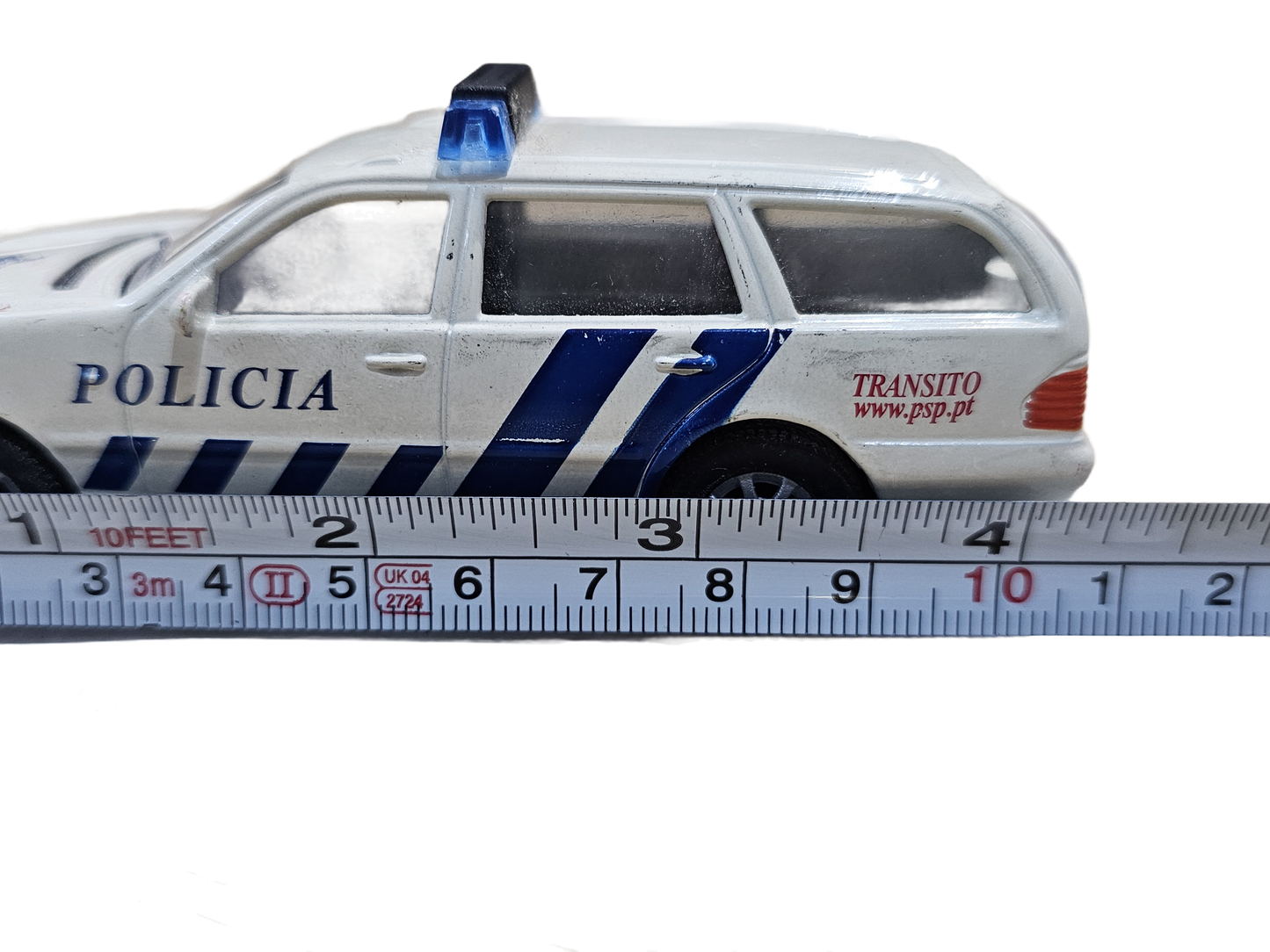 Diecast Model Car Mercedes-Benz Policia Portugal - USADO