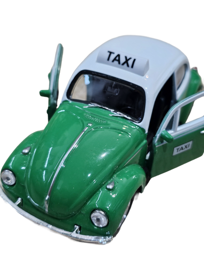 Welly Diecast VW Beetle green Taxi - usado