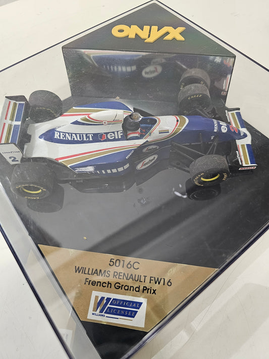 Onyx Formula 1 Williams Renault FW16 5016c French Grand Prix 1/24