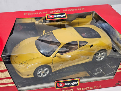 Diecast Model Car BBurago Ferrari 360 Modena  1/18 3368