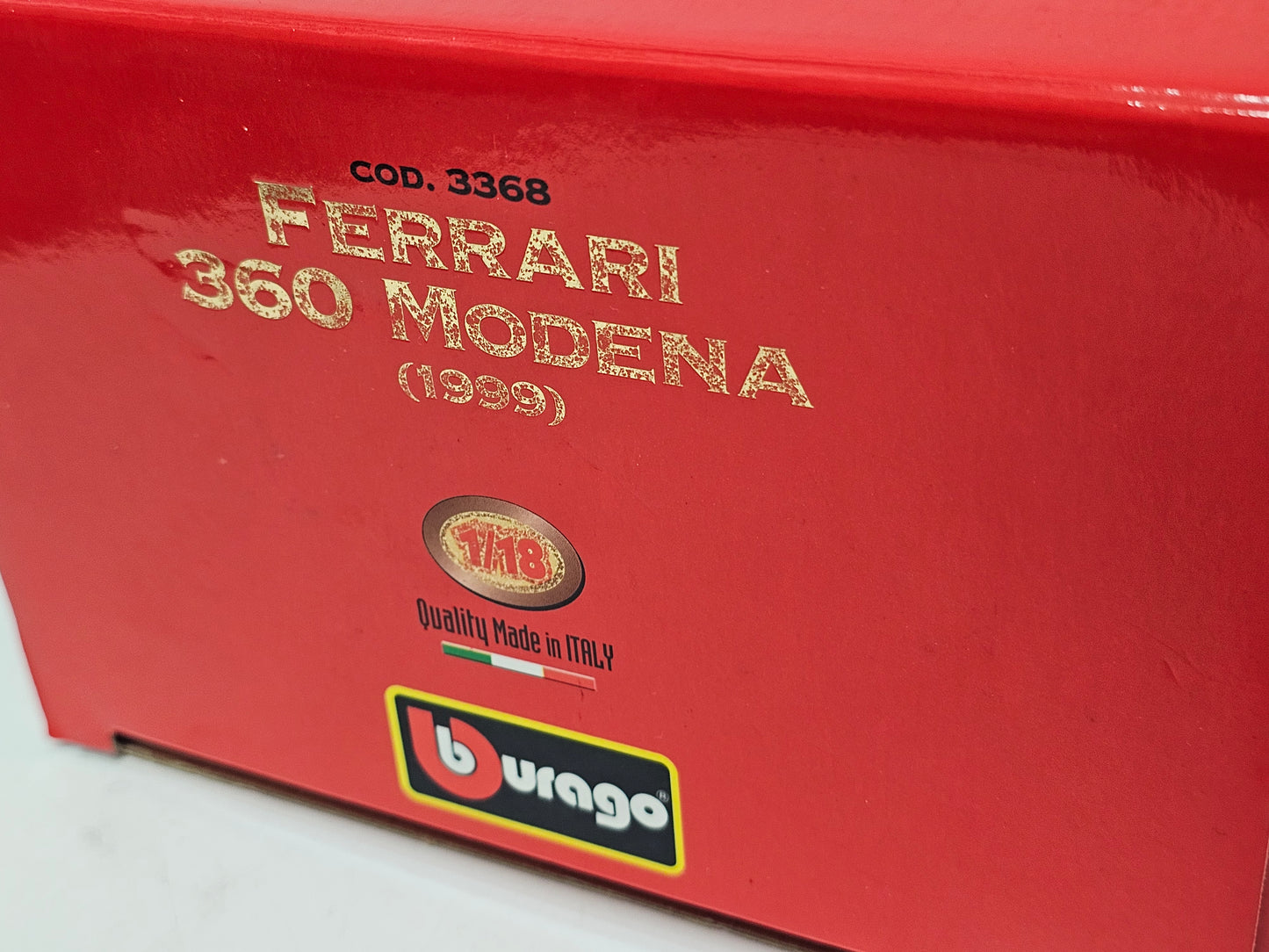 Diecast Model Car BBurago Ferrari 360 Modena  1/18 3368