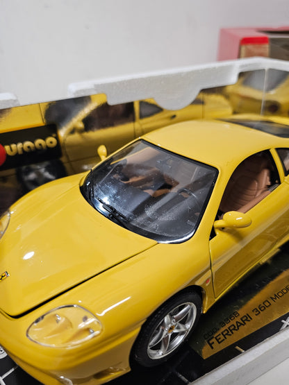 Diecast Model Car BBurago Ferrari 360 Modena  1/18 3368