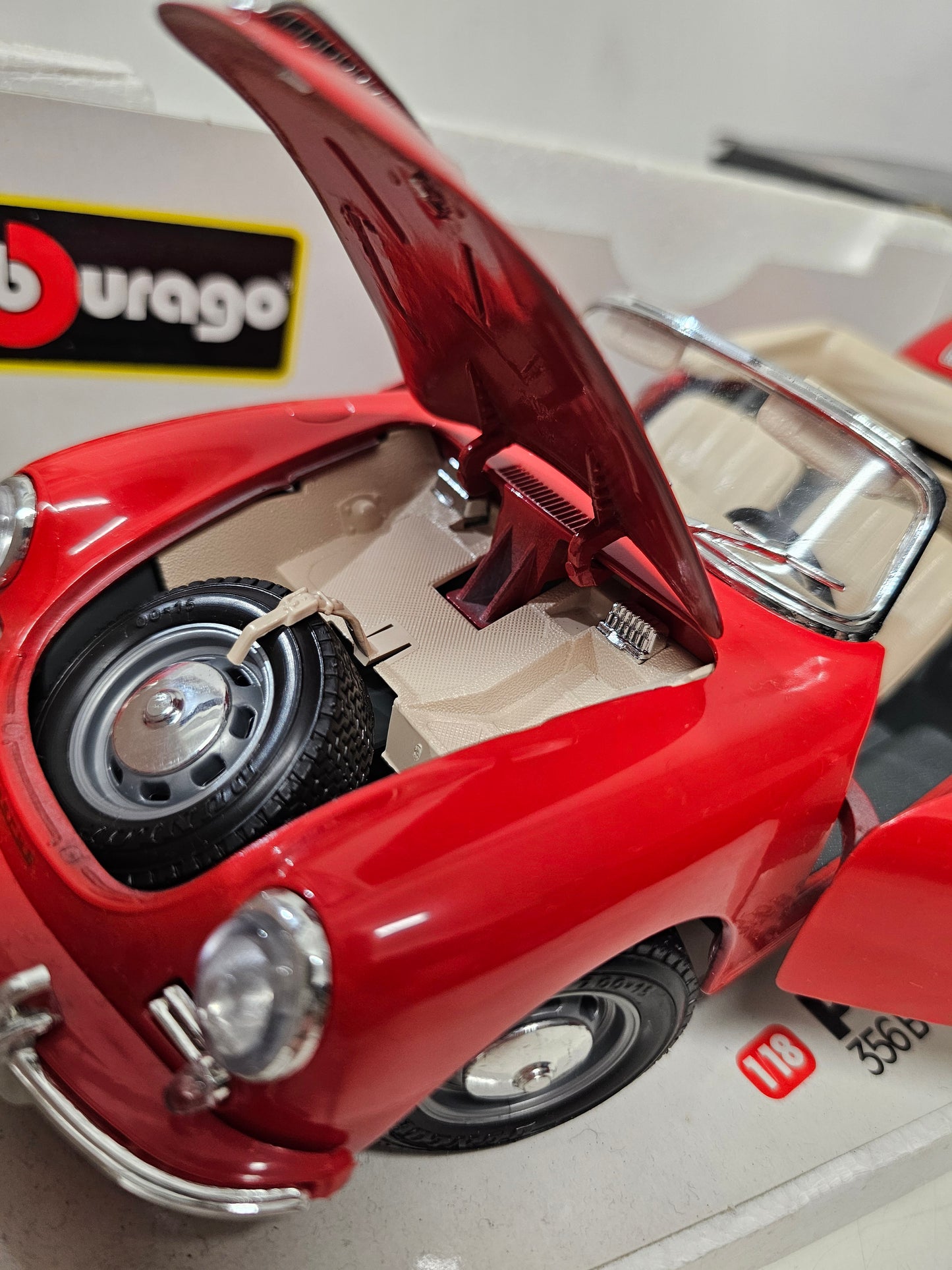 Burago Porsche 356B Cabriolet 1961 1/18 3031