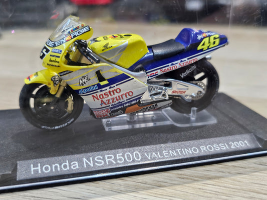 Diecast Model Honda NSR500 Valentino Rossi 2001 1/24