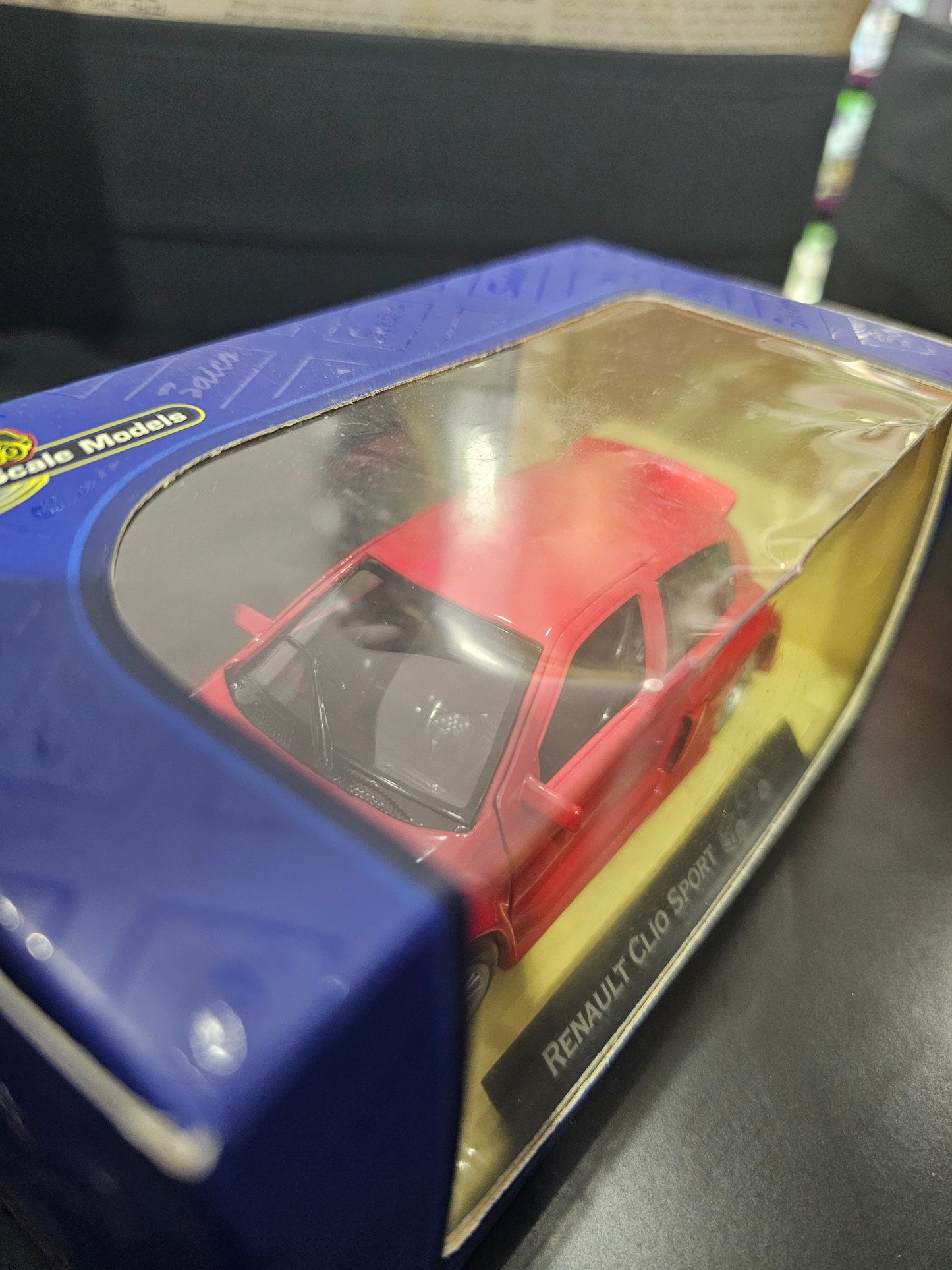 Diecast Model Car Renault Clio Sport Red 1/32 Saico